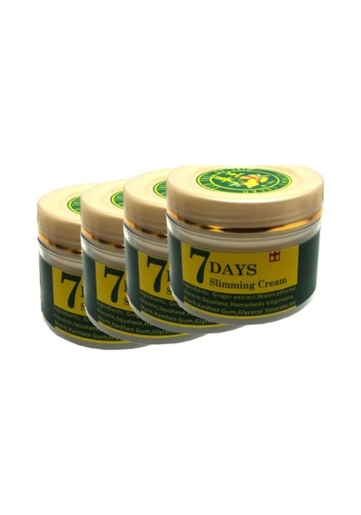 Süper Three Brand 7 Days 4'lü Adet Ginger Miracle Slimming Cream 100 Ml