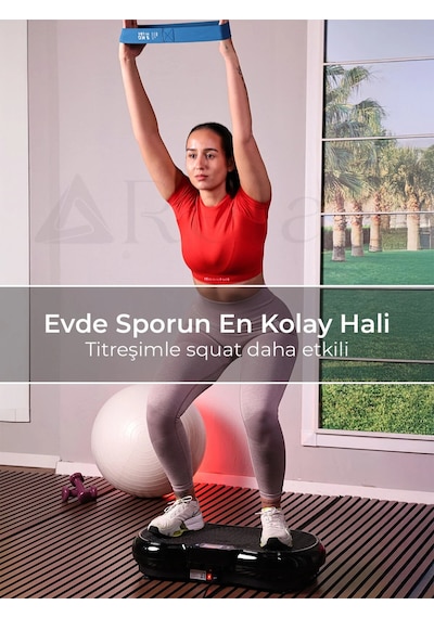 Relax Fit Titreşimli Egzersiz Fitness Aleti Slim 2d Vibration Plate Siyah Relax Fit Titreşimli Egzersiz Fitness Aleti Slim 2d Vibration Plate Siyah