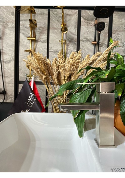 İsaoğlu Yapı Inox Grape Kare Lavabo Bataryası Diğer