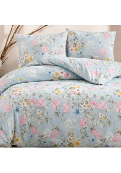 Kıngcotton Pamukören Çift Kişilik Renk Seçenekli Pike Seti 200x230 Cm Yazlık Yatak Örtüsü Açik Mavi