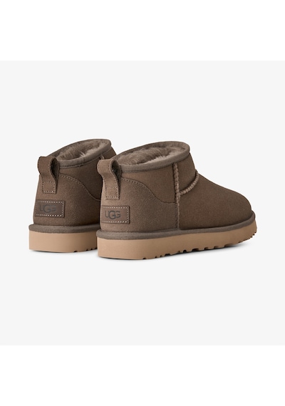 Ugg Classic Mini Ultra Kadın Kahverengi Bot 026 1116109 Gri