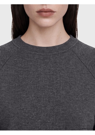 Lcw Comfort Antrasit Bisiklet Yaka Kadın Sweatshirt