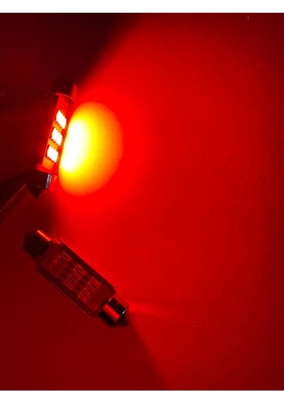 Sofit 12 Led 36mm Kırmızı