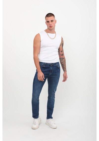 Banny Jeans Erkek Mavi Straight Fit Jean Pantolon 34