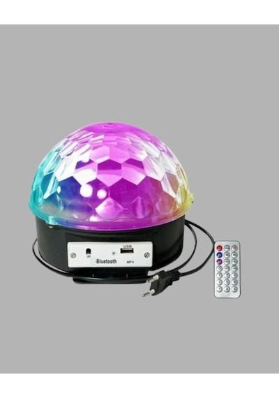 Rgb Led Disko Topu Projektör - Ev Partileri, Doğum Günleri Ve Eğlence İçin Işık Şovu