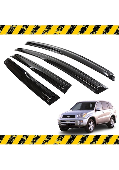 Toyota Uyumlu Rav 4 Mügen Cam Rüzgarlığı 1999-2005 Arası 4 Lü Takım N11.8463