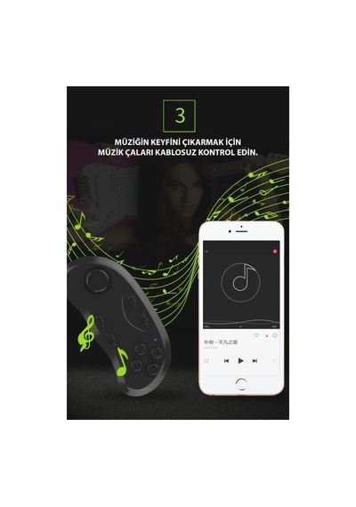 Lb Shinecon Sc-b01 Sanal Gerçeklik Gözlüğü Kumandası - Siyah