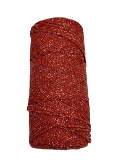 Angel Çanta Aksesuar Moly Yarn 200 Gr Simli Polyester Makrome Taba Diğer