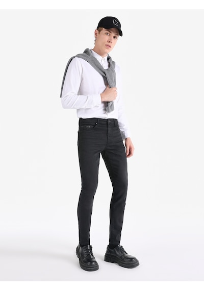 Colin's Colins 041 Danny Slim Fit Düşük Bel Düz Paça Siyah Erkek Pantolon Cl1066306 001