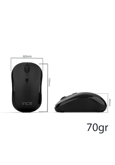 Iwm-289t Kablosuz Optik Mouse Sessiz Tuş 1200 Dpı Rubber Yüzey Type-c Şarj 40 Saat Kullanım Iwm-289t