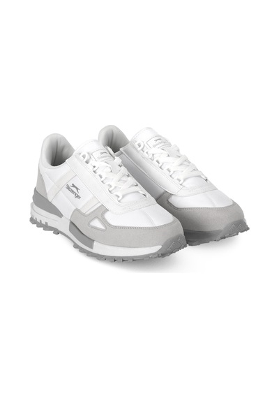 Slazenger Supernova I Erkek Beyaz / Gri Günlük Spor Ayakkabısı Beyaz - Gri