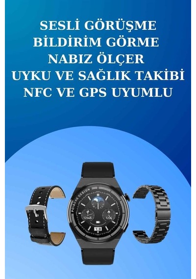 Akıllı Saat Ve Kulaklık Seti Dokunmatik Ekran 5.0 Bluetooth Bağlantılı Sesli Görüşme