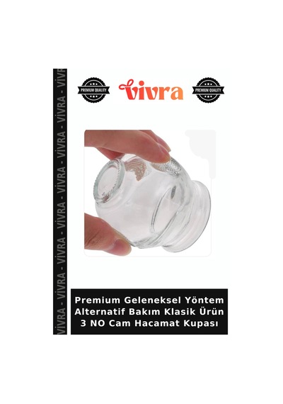 Premium Geleneksel Yöntem Alternatif Bakım Klasik Ürün 3 No Cam Hacamat Kupası