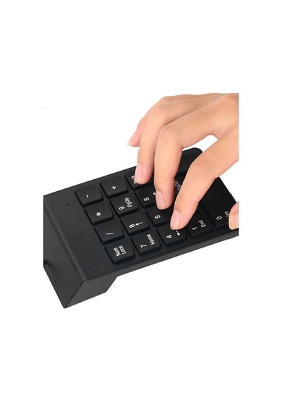 Kablolu 18 Tuşlu Mini Rakam Klavyesi Numeric Klavye Mini Dekoratif Num Klavye