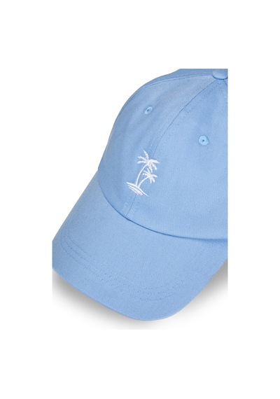 Ucla Anıston Gök Mavi Baseball Cap Nakışlı - Unisex Şapka Gök Mavi
