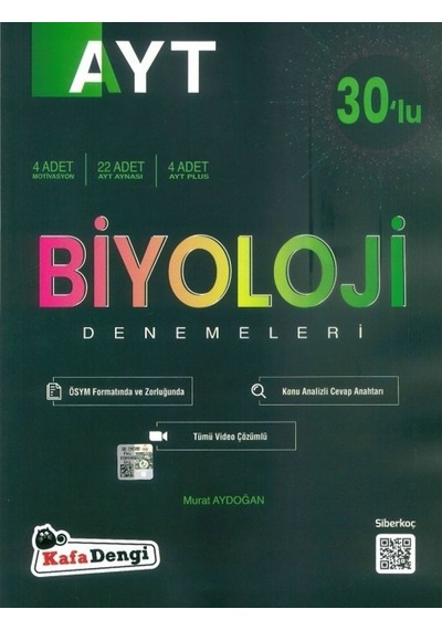 Ayt Biyoloji Branş Denemesi(30'Lu)