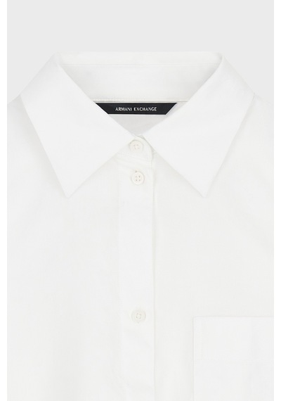 Armani Exchange Pamuklu Regular Fit Göğüs Cep Detaylı Gömlek Kadın Gömlek Xw002700 Af25758 F0028 Beyaz Armani Exchange Pamuklu Regular Fit Göğüs Cep Detaylı Gömlek Kadın Gömlek Xw002700 Af25758 F0028 Beyaz