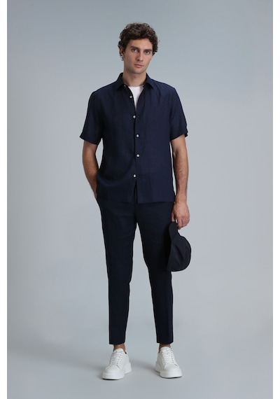 Lufian Erkek Karl Spor Chino Slim Fit Pantolon 111190328 Lacivert