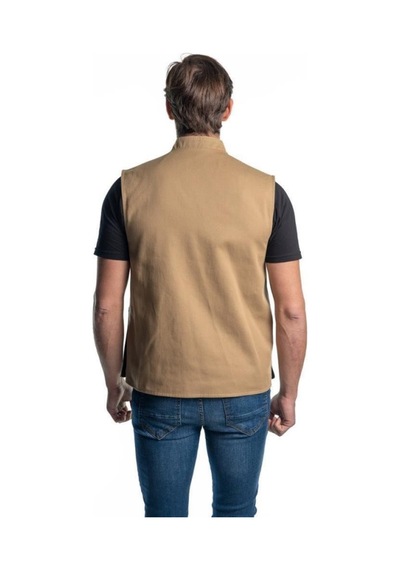 Şensel, Çok Cepli Yelek, Bej-Siyah -118E1357- Dört Mevsim-Vest