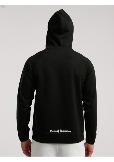 Everlast Champions Collection Siyah Erkek Yüksek Yaka Full Zip Kapüşonlu Sweatshirt Siyah