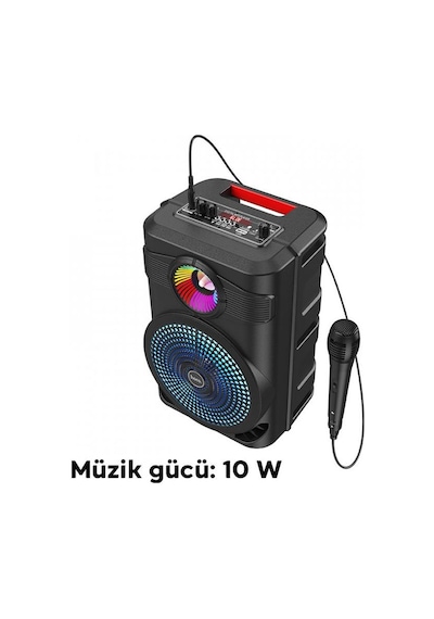 Hoco Bs46 Büyük Boy Mikrofonlu Taşınabilir Şarjlı Hoparlör Bluetooth Speaker