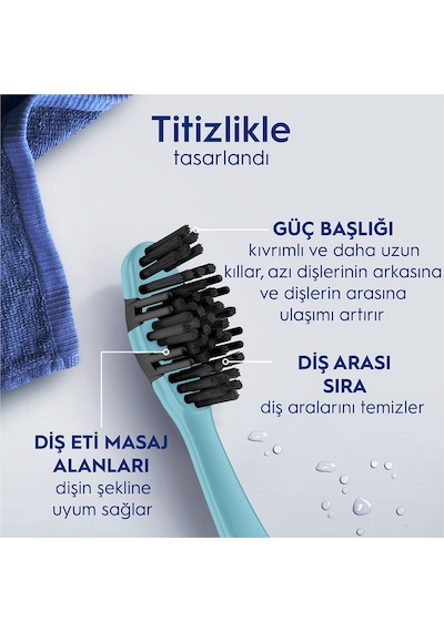 Pro-3dwhite Kömürlü Beyazlık Diş Fırçası