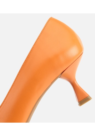 Hotiç Kadın Deri Turuncu Kısa Topuklu Stiletto 01ayh321860a570 01ayh321860a570 TURUNCU