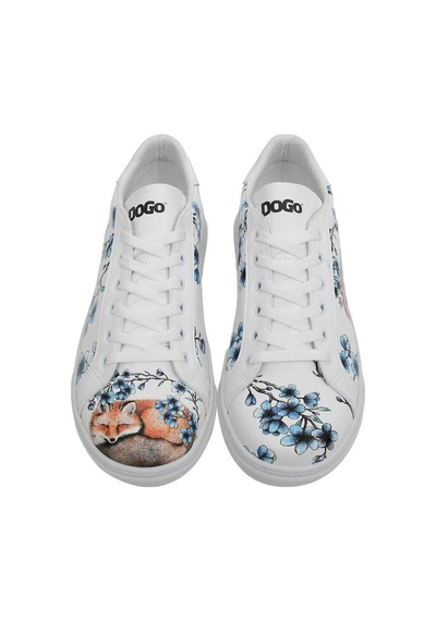 Kadın Vegan Deri Beyaz Günlük Sneakers - Stay Clever Tasarım Çok Renkli
