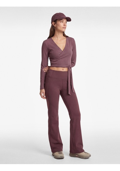 Koton Yüksek Bel İspanyol Paça Slim Fit Tayt Kahverengi 6wak40154nk Kahverengi