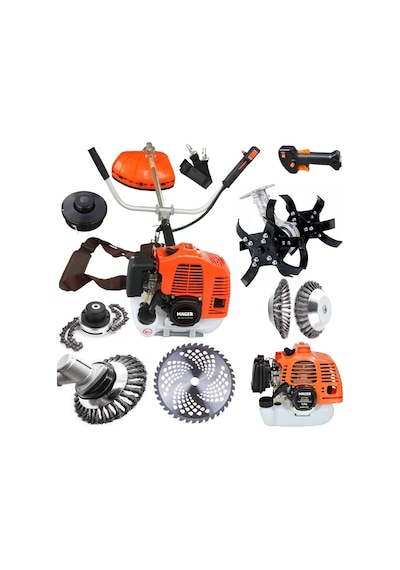 Mager CG520D Yan Tip 52 CC Benzinli Tırpan Çim Biçme Makinesi