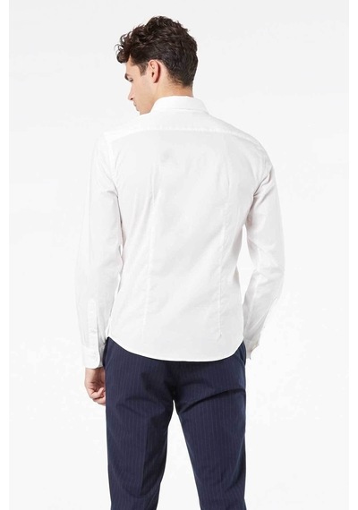 Dockers Minimalist Uzun Kol Erkek Gömlek - Günlük & İş - Kaliteli Pamuk Bej