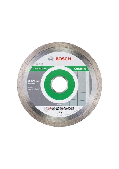 Standard Seri Seramik İçin Elmas Kesme Diski 125 Mm, Gri
