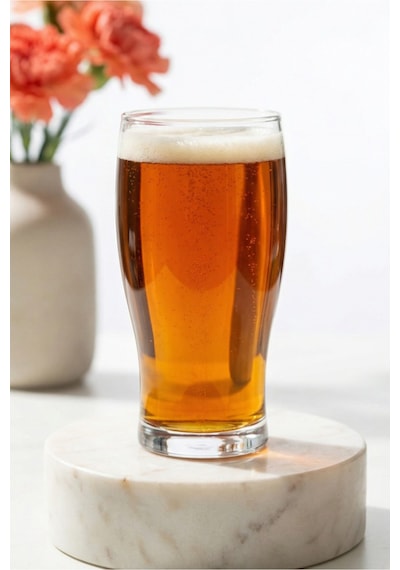 Lav Belek Cam Bira Bardağı 6'lı 380 ml (Meşrubat Bardağı )