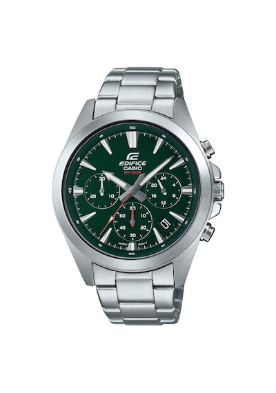 Casio Efv-630d-3avudf Quartz Çelik Gri Yeşil Kadran 10 Atm 44 Mm Erkek Kol Saati