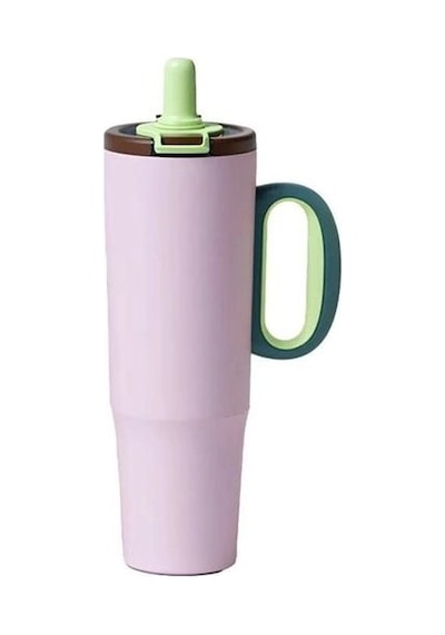 Vagonlife Çelik Pipetli/ Pipetsiz Çift Kullanım Kulplu Cup/termos Vgn1114 1200ml - Pembe