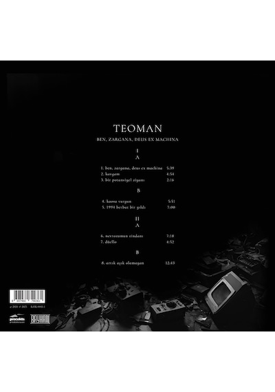 Troman Ben Zargana Deus Ex Machina - Box Set 34 Sayfa Kitapçık - 2 Plak