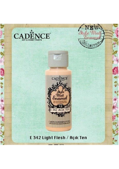 Style Matt Enamel Cam & Porselen Boyası 59 Ml. E-342 Açık Ten Diğer