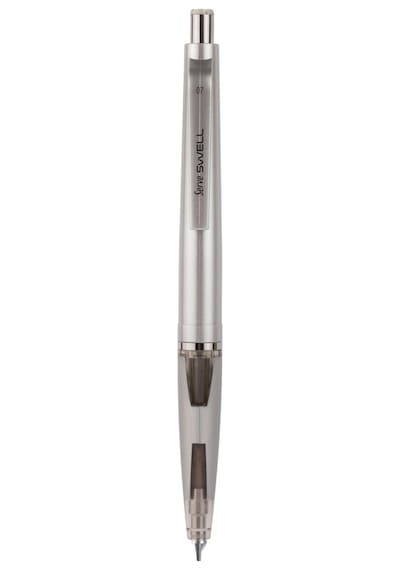 Serve Swell Mekanik Kurşun Kalem Metalik Gri 0.7 Mm Kauçuk Grip İle Rahat Kullanım