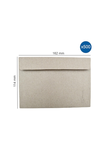 Oyal Kare Kraft Mektup Zarfı Elvan 114x162 Mm 70 Gr Silikonlu 500 Lü 1 Koli