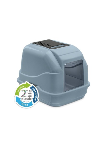 Imac Easy Cat 2nd Lıfe Kapalı Kedi Tuvaleti Mavi 50x40x40cm