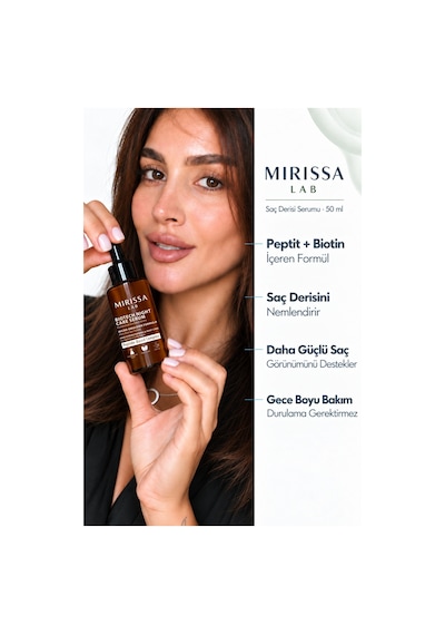 Mirissa Lab Saç Dökülmesi Karşıtı Çoklu Peptit Biotin Kompleksi Hassas Saç Derisi Serumu 50 Ml
