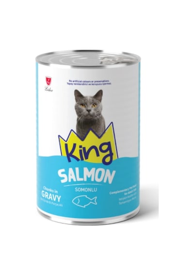 Somonlu Sos İçinde Parçacıklı Yetişkin Kedi Konservesi 415g