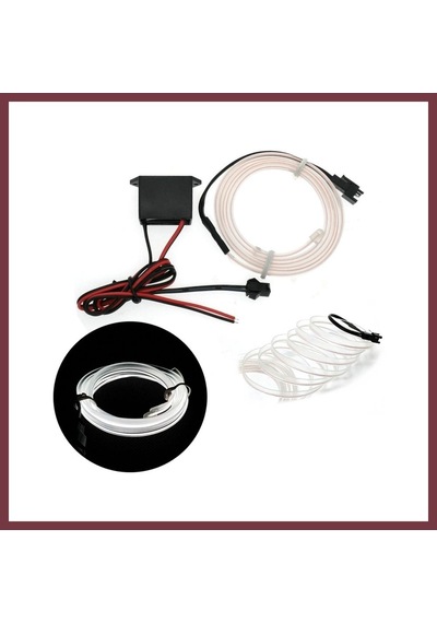 Storeşahin Fitilli İp Neon Led Torpido Şeridi 2 Metre Beyaz Shn0720