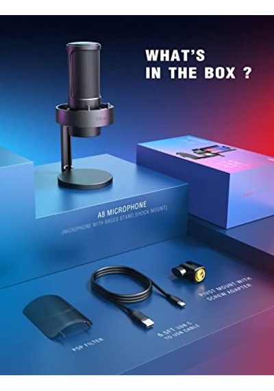 Fıfıne Usb Mikrofon, Oyun Mikrofonu, Yayın Podcast Stüdyosu İçin, Mikrofon Usbc, Ps4 Ps5 Mac İçin, Rgb Kontrollü, Sessize Alma Şalteri, Kulaklık Bağlantısı, Pop Filtre Fıfıne Usb Mikrofon, Oyun Mikrofonu, Yayın Podcast Stüdyosu İçin, Mikrofon Usbc, Ps4 Ps5 Mac İçin, Rgb Kontrollü, Sessize Alma Şalteri, Kulaklık Bağlantısı, Pop Filtre