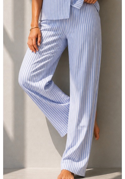 Norcia Sports Kadın Klasik Doğal Düğme Gece Mavi Pijama Takımı Çok Renkli - 929323047 Çok Renkli - 929323047 Çok Renkli