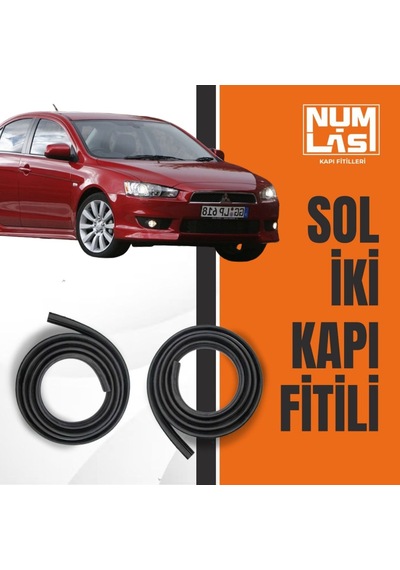 Mitsubishi Lancer Evolution 2007-2016 Sol Ön Ve Arka Kapı Fitili-a Kalite-numlas-nm3063