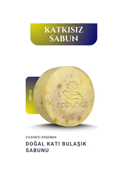 Sabunal Bulaşık Sabunu 4 Adet - Doğal Katkısız - Doğa ve Cilt Dostu El Yapımı Sabun