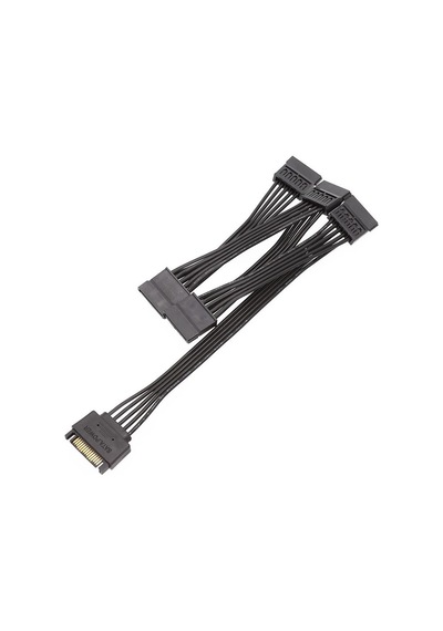 SATA Power Erkek To 5 Port Sata Dişi Harddisk Çevirici Güç Kablo