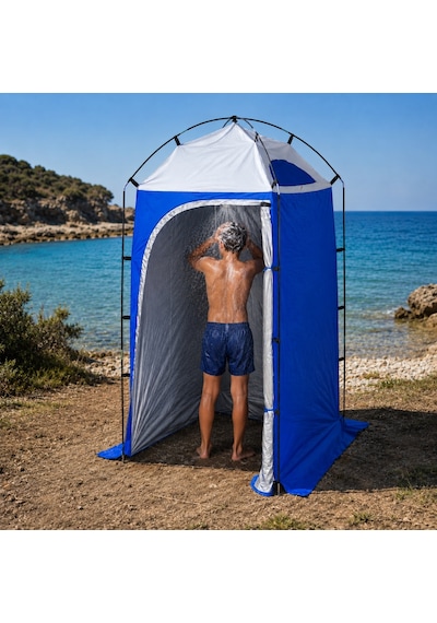 Duş Tuvalet Giyinme Plaj Giyinme Çadırı - Kamp Duş Wc Kabini - Argeus Easy Cabin Çok Renkli