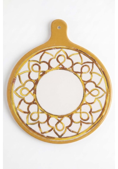 Worn Gold Peynir Sunum Tabağı 26 Cm Çok Renkli